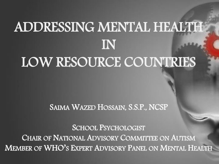 addressing mental health in low resource countries