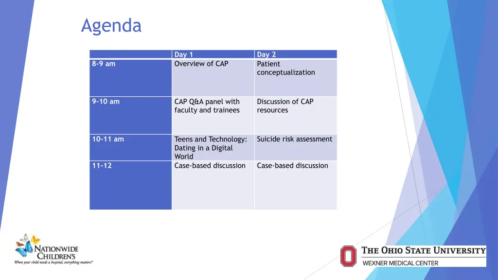 agenda