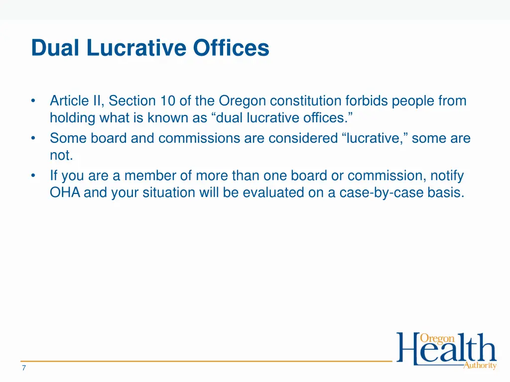 dual lucrative offices