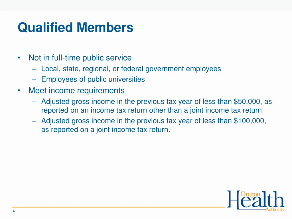 qualified members