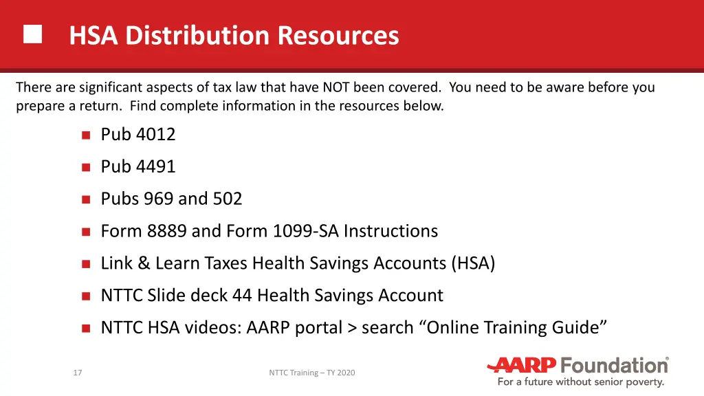 hsa distribution resources