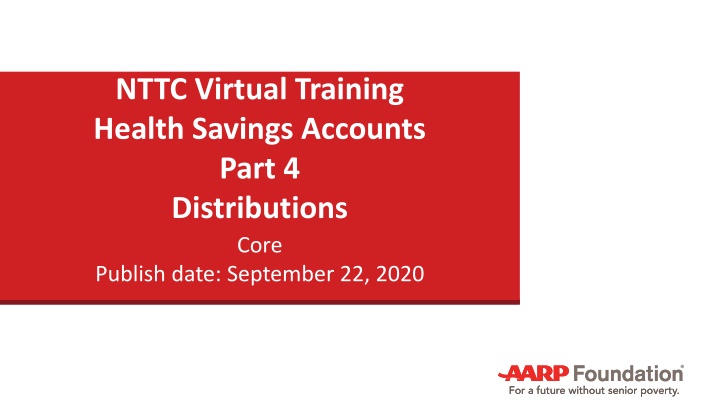 nttc virtual training health savings accounts