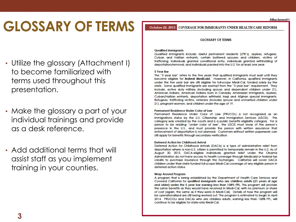 glossary of terms