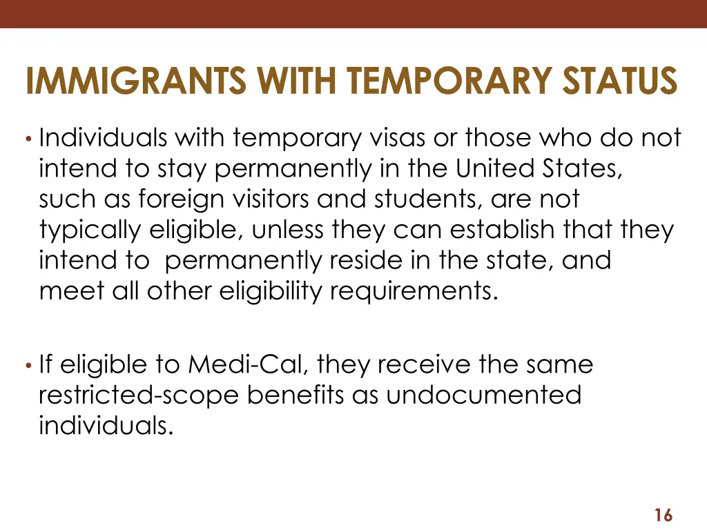 immigrants with temporary status