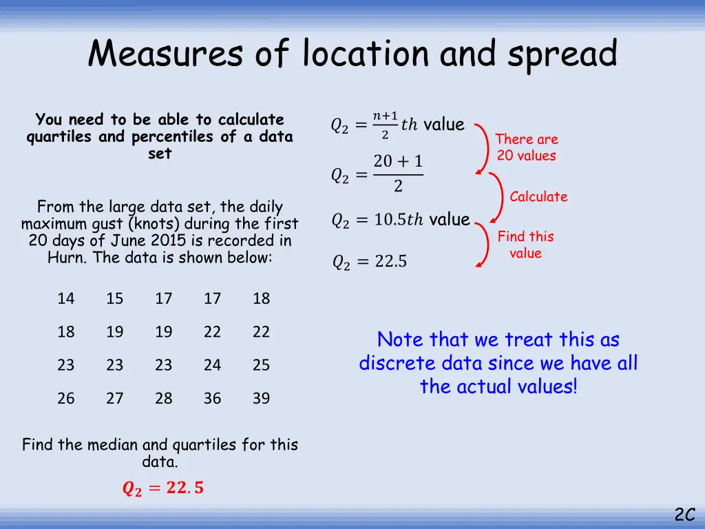 measures of location and spread 2