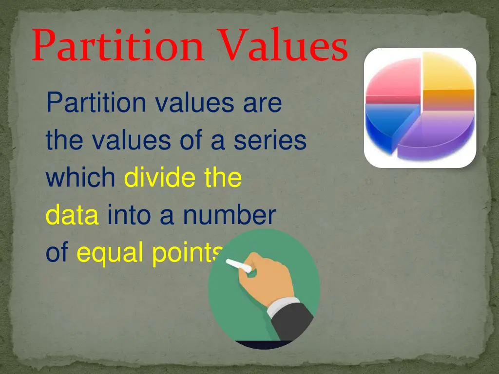 partition values 1