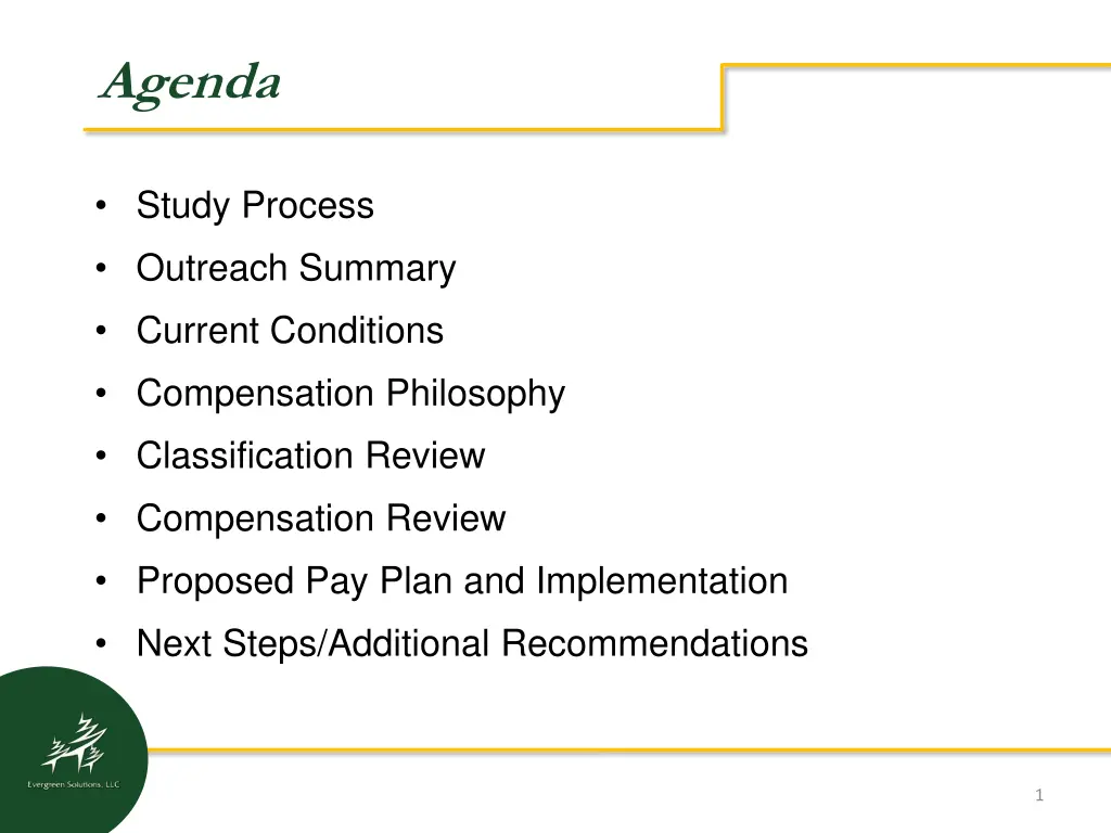 agenda