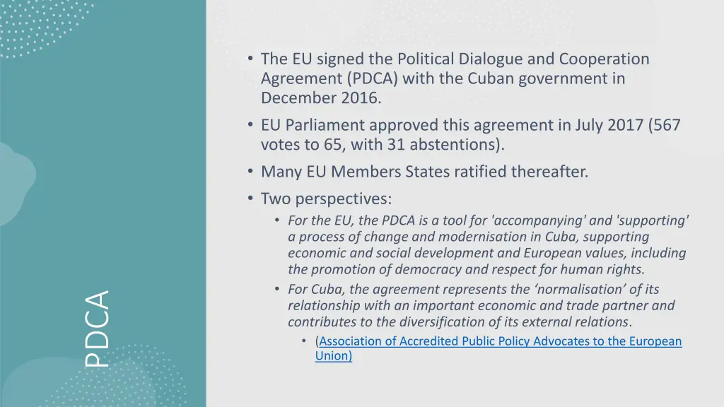 the eu signed the political dialogue