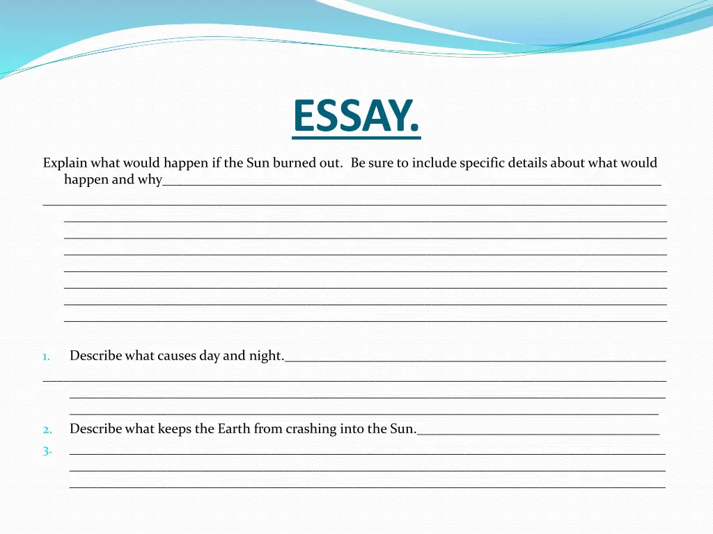 essay