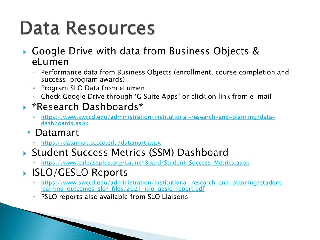 google drive with data from business objects