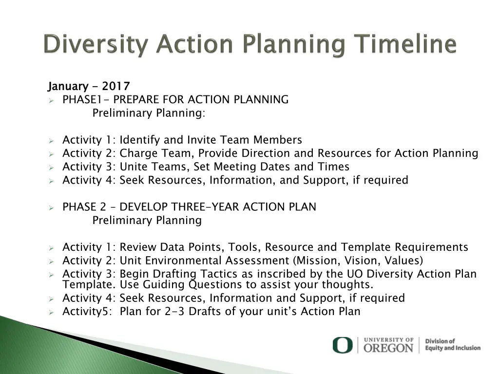 january phase1 prepare for action planning