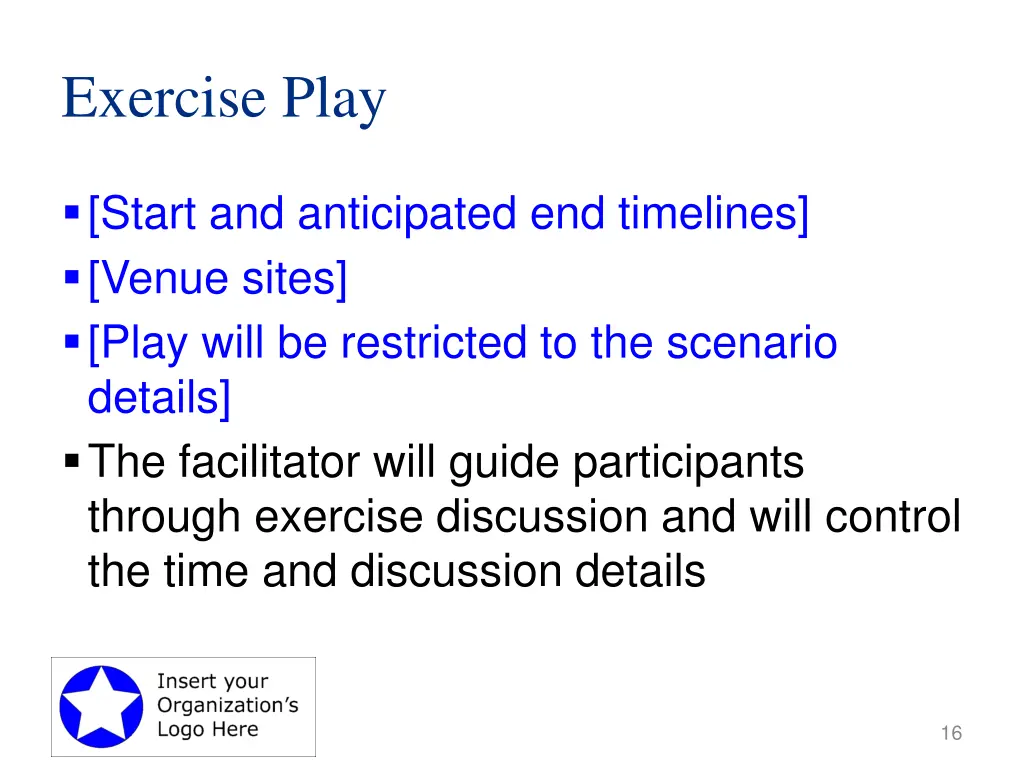 exercise play