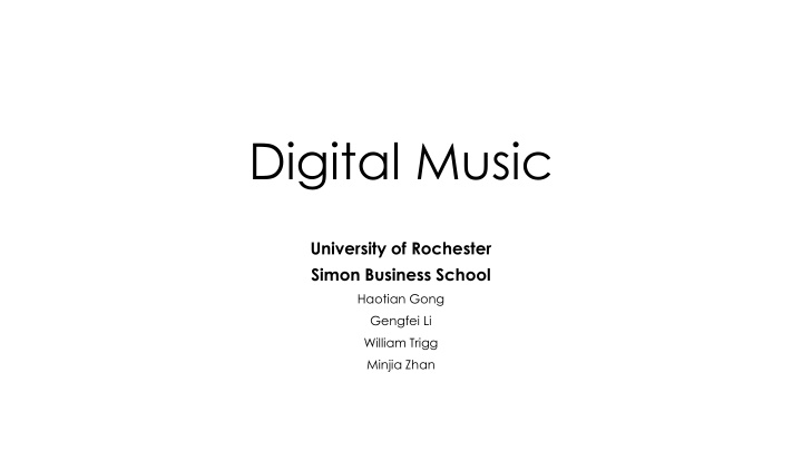 digital music