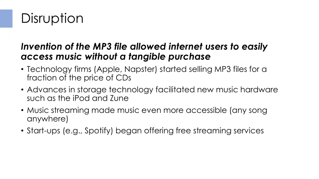 disruption