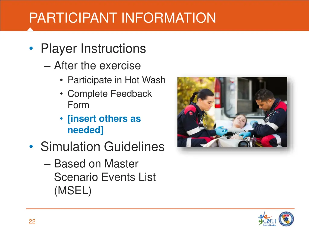 participant information 1