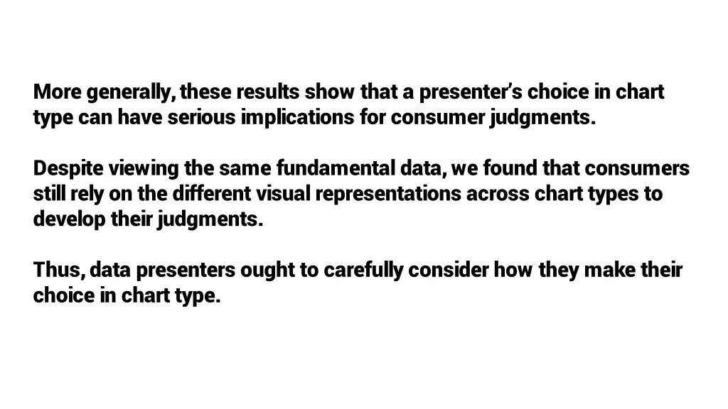 more generally these results show that