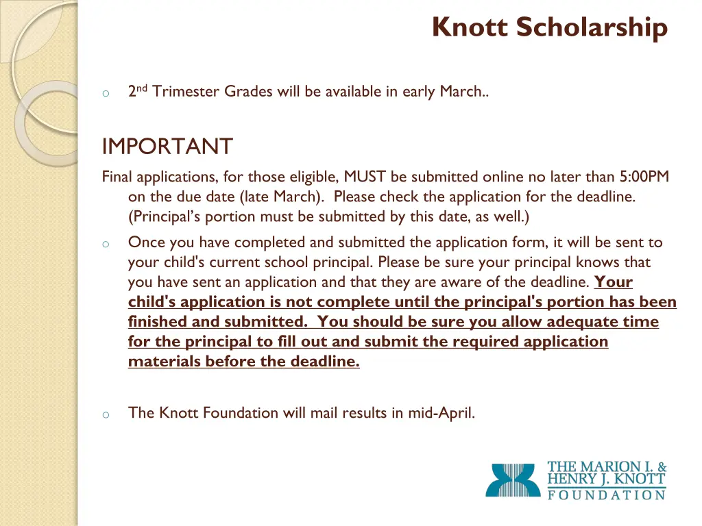 knott scholarship 1