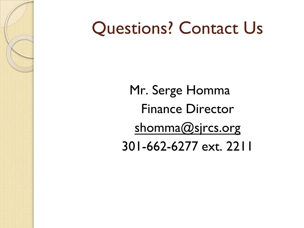 questions contact us