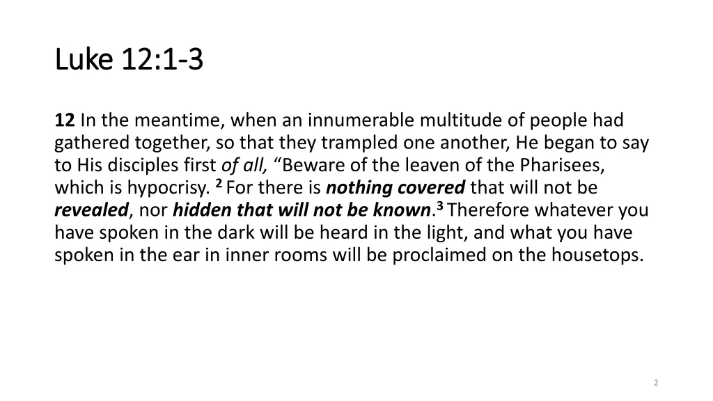 luke 12 1 luke 12 1 3 3