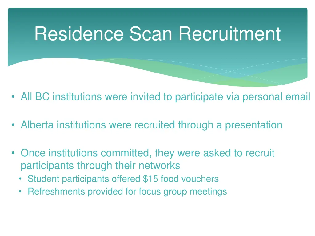 residence scan recruitment
