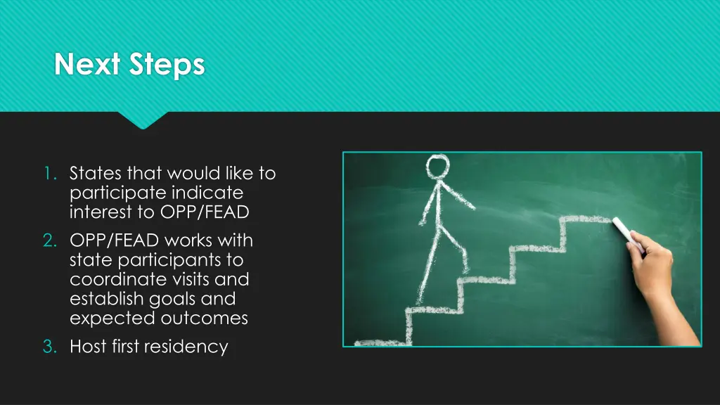 next steps