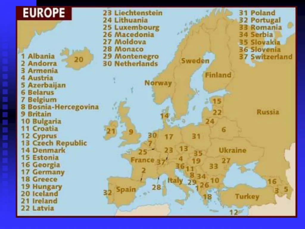 map of europe