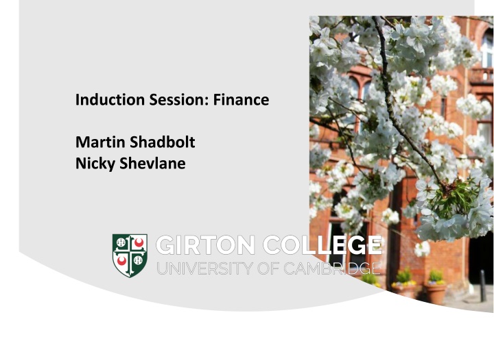 induction session finance