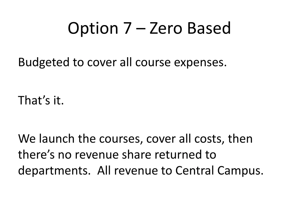 option 7 zero based