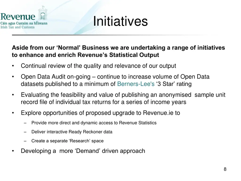 initiatives