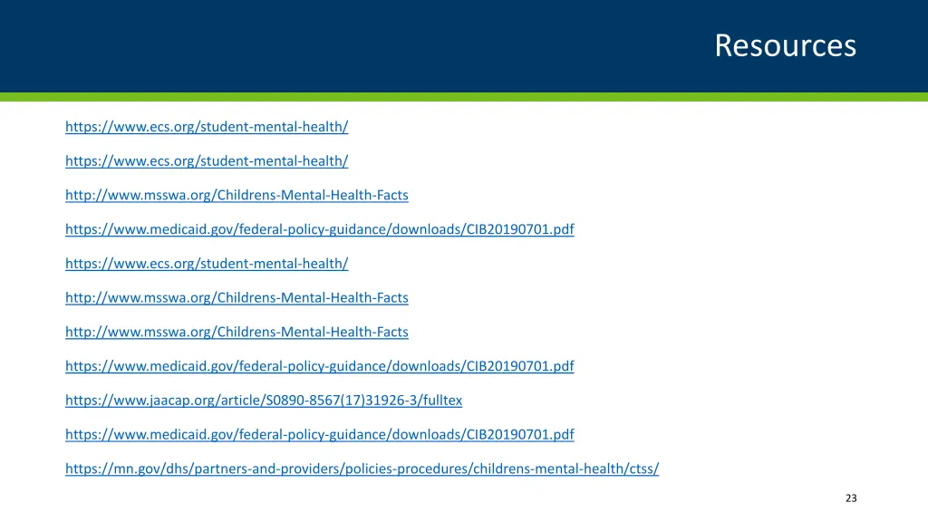 resources