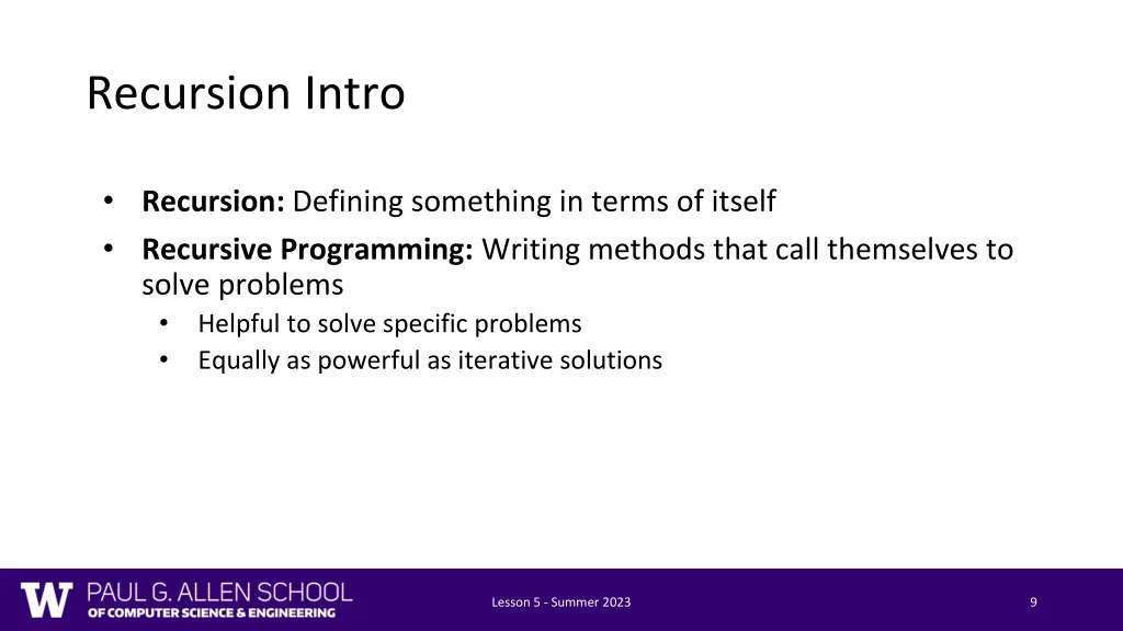 recursion intro 1