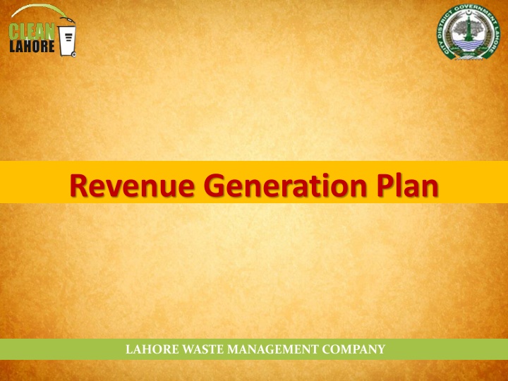 revenue generation plan