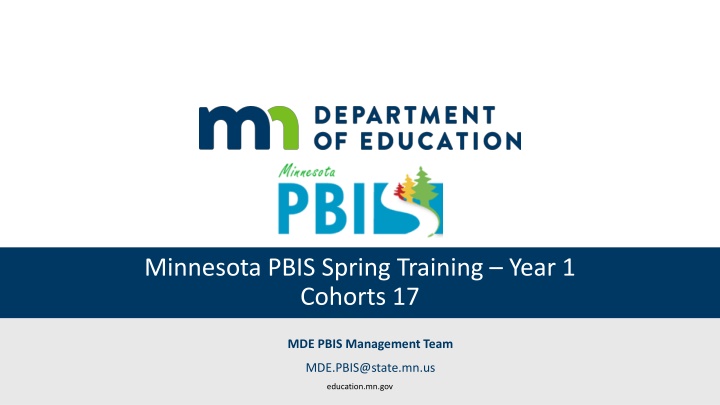 minnesota pbis spring training year 1 cohorts 17