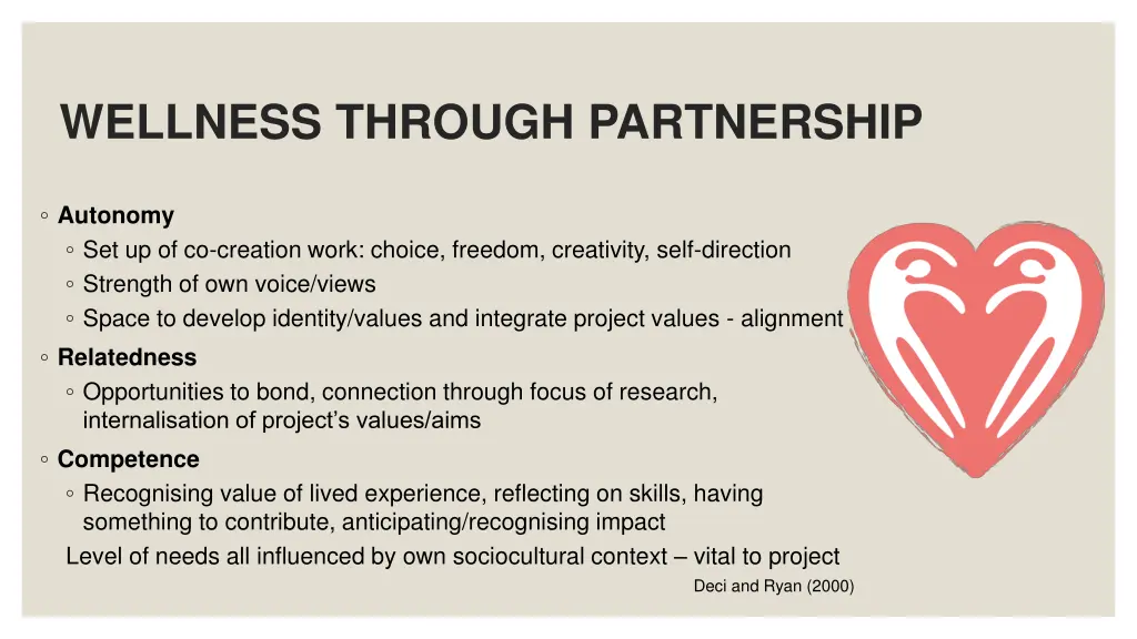 wellness through partnership