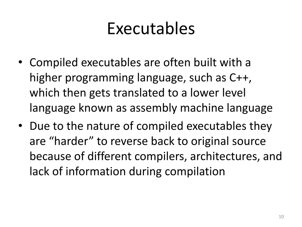 executables 1