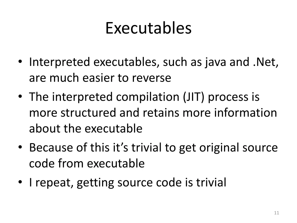 executables 2