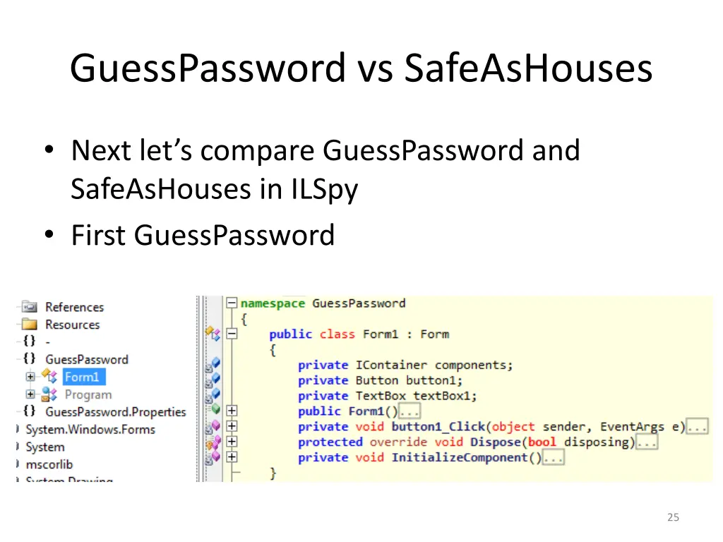 guesspassword vs safeashouses