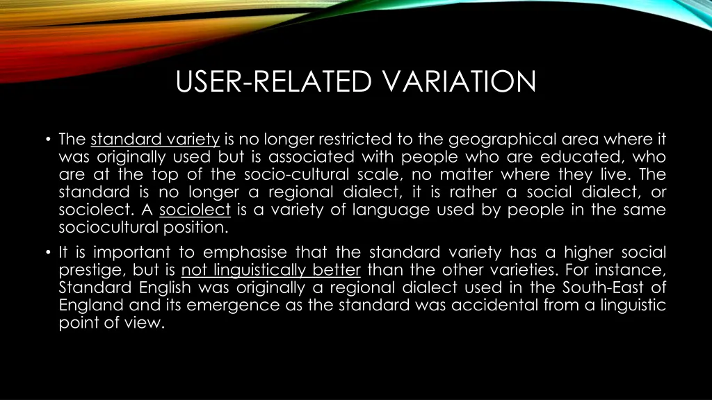 user related variation 1