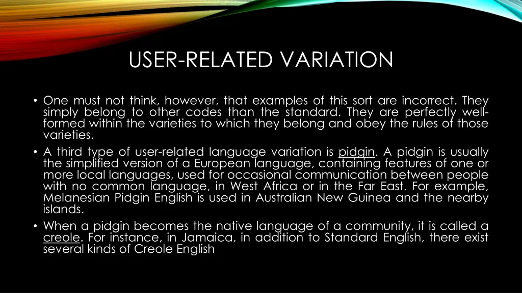 user related variation 3