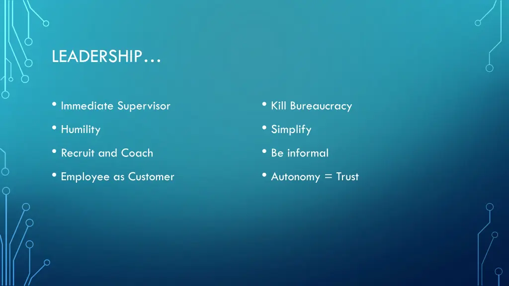 leadership
