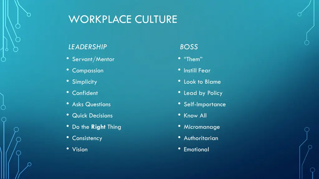 workplace culture
