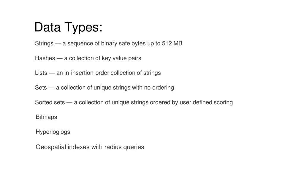 data types