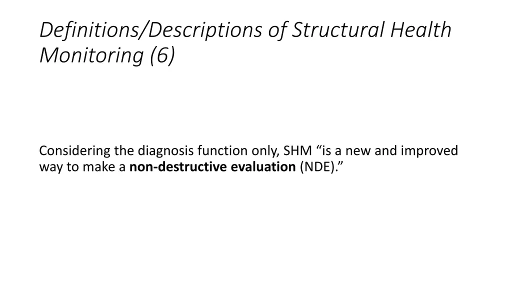 definitions descriptions of structural health 5