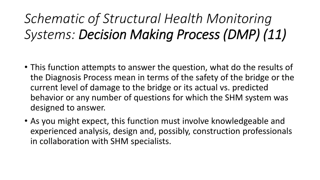 schematic of structural health monitoring systems 10