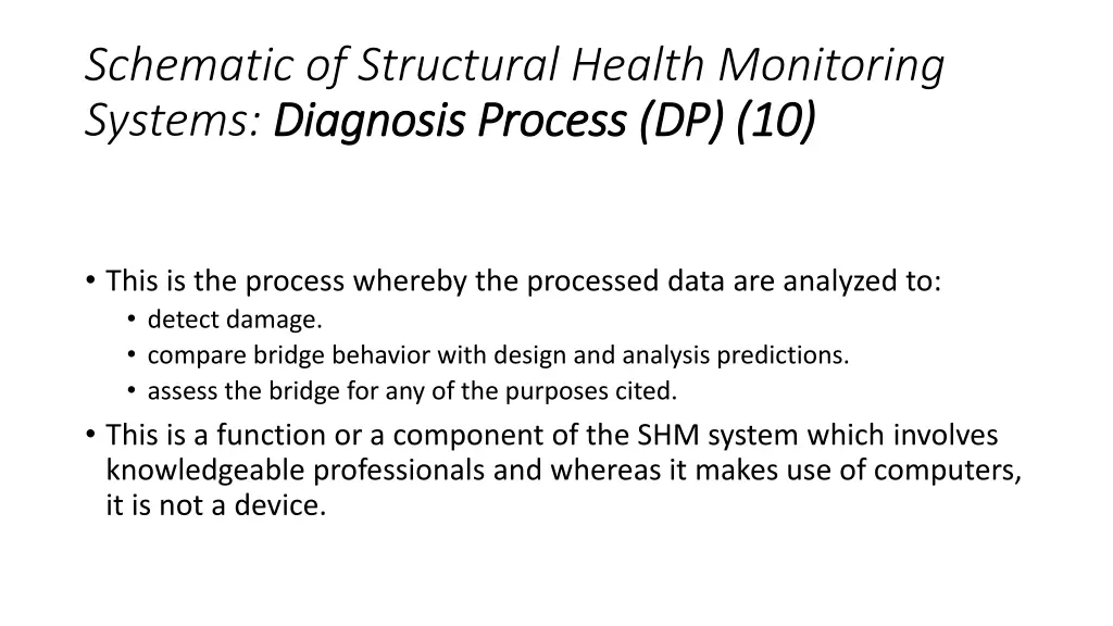 schematic of structural health monitoring systems 9