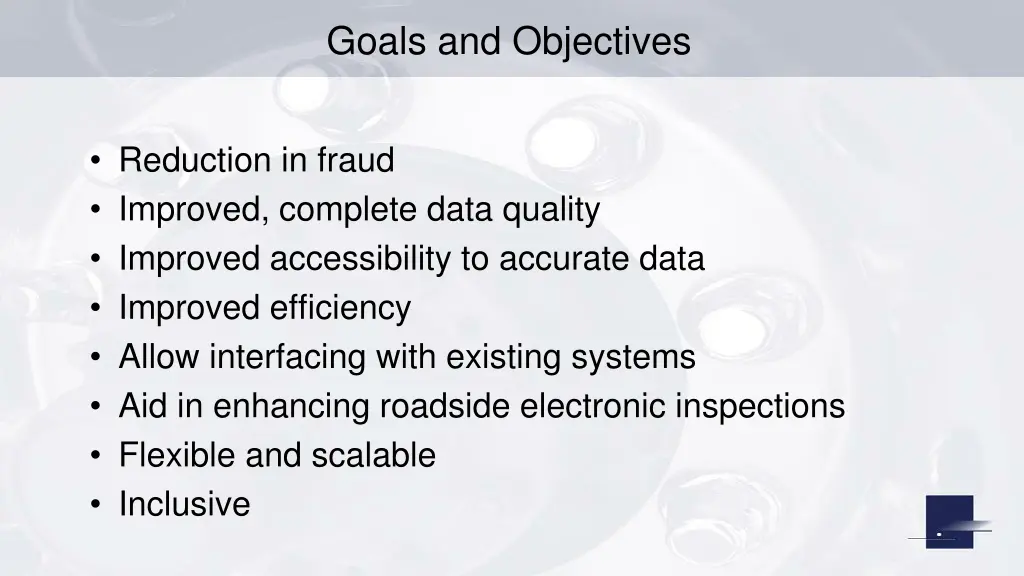 goals and objectives 1