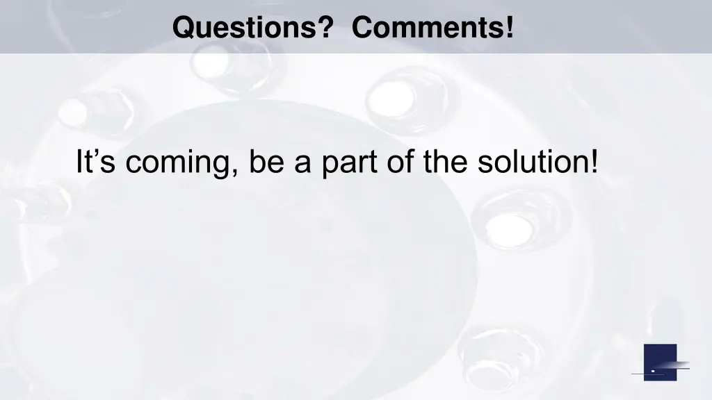 questions comments