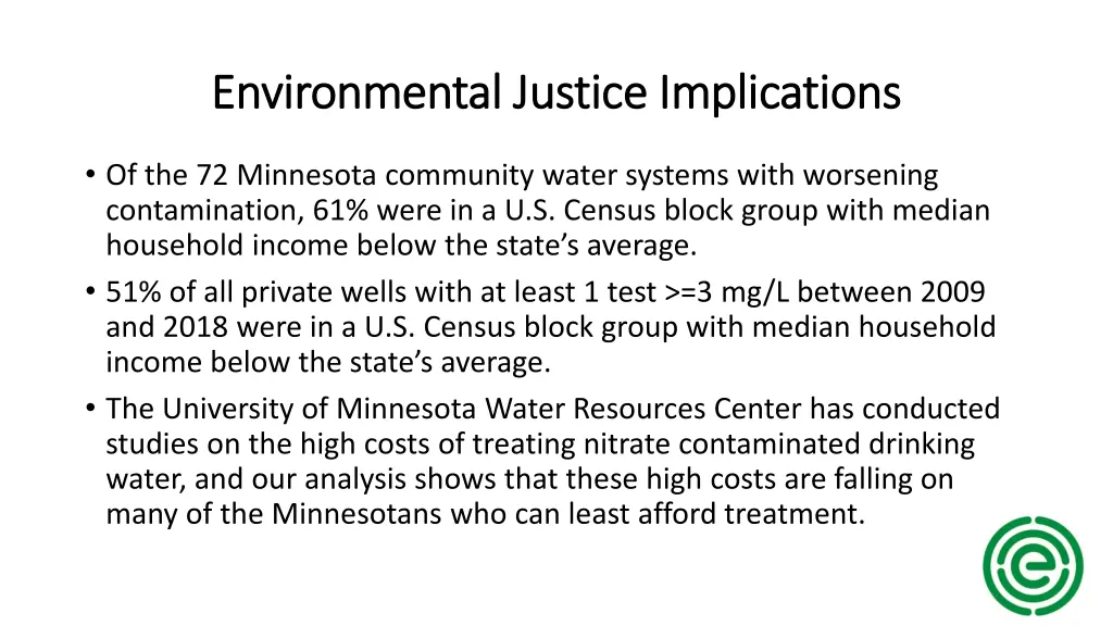 environmental justice implications environmental