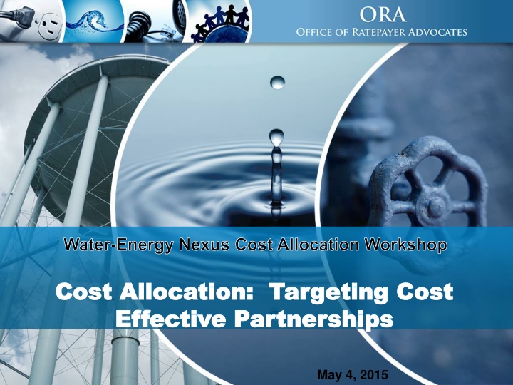water energy nexus cost allocation workshop