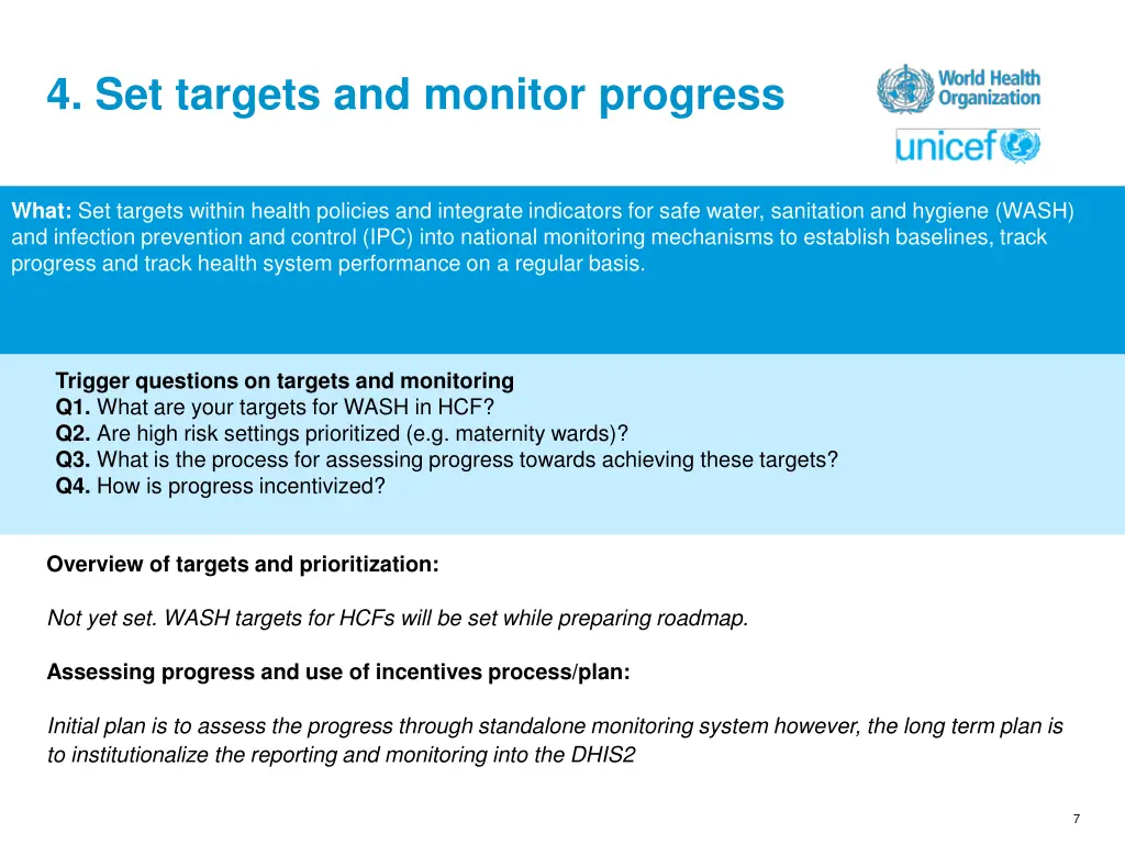 4 set targets and monitor progress